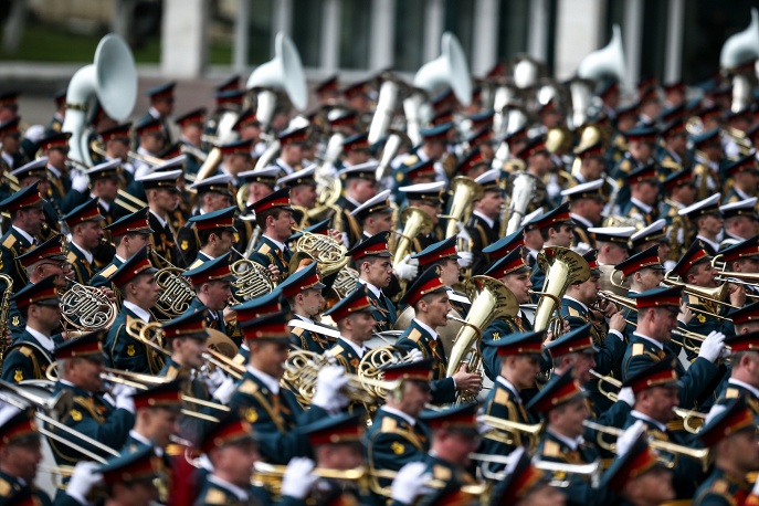 9. Военный оркестр в Алабино.