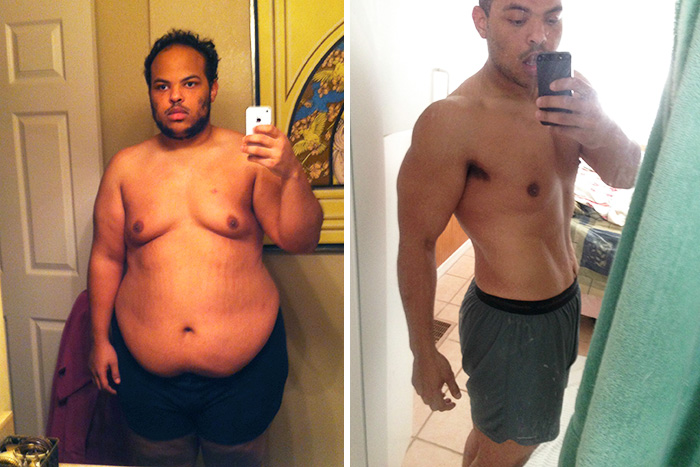 12. Сбросив 68 килограмм за 9 месяцев, этот парень навсегда изменил свою жизнь.