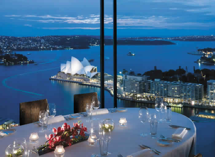 4. Ресторан Altitude at Shangri-La, Сидней, Австралия.