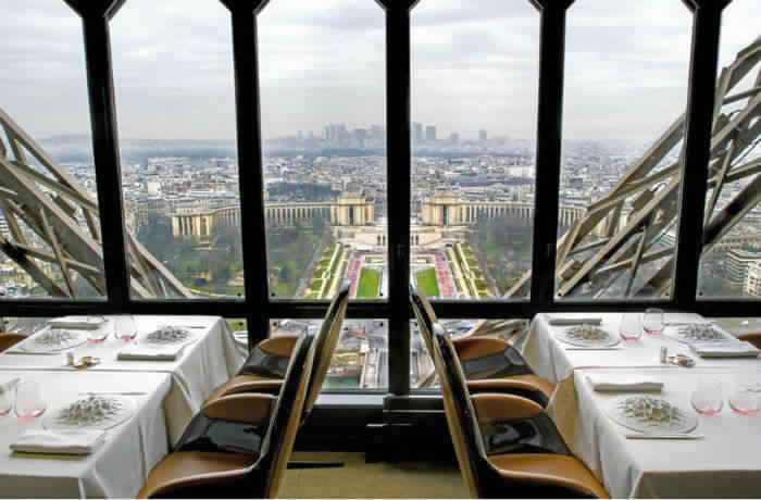 6. Ресторан Les Jules Verne, Париж, Франция.