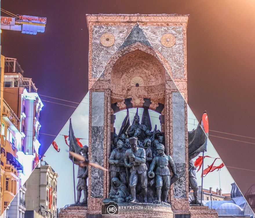 9. Монумент «Республика» на площади Таксим.