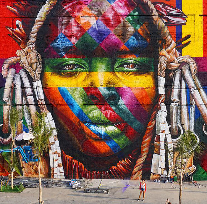 6. «Это коренные народы мира», говорит художник Эдуардо Кобра в интервью официальному сайту Рио 2016. 