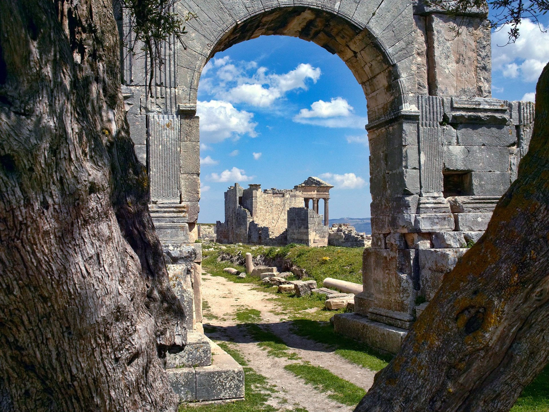 15. Римские руины Дугга, Тунис.