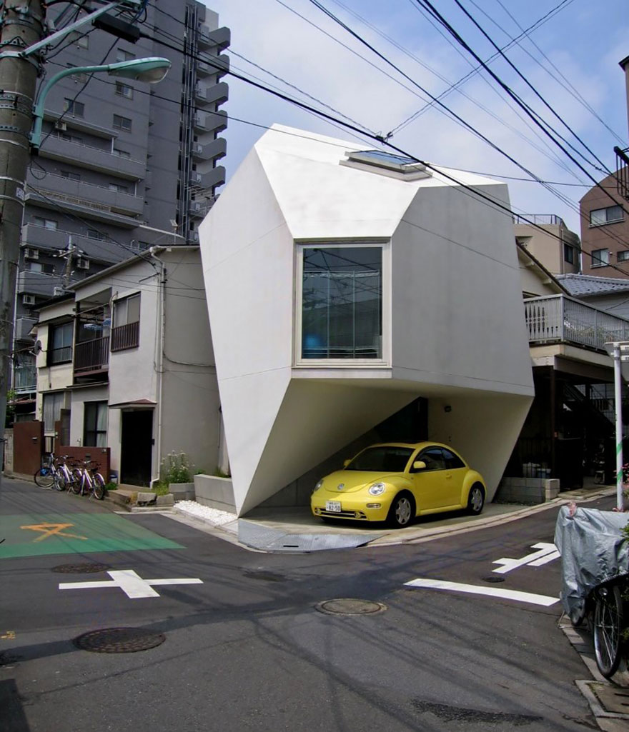 3. Миниатюрный жилой дом в Токио.