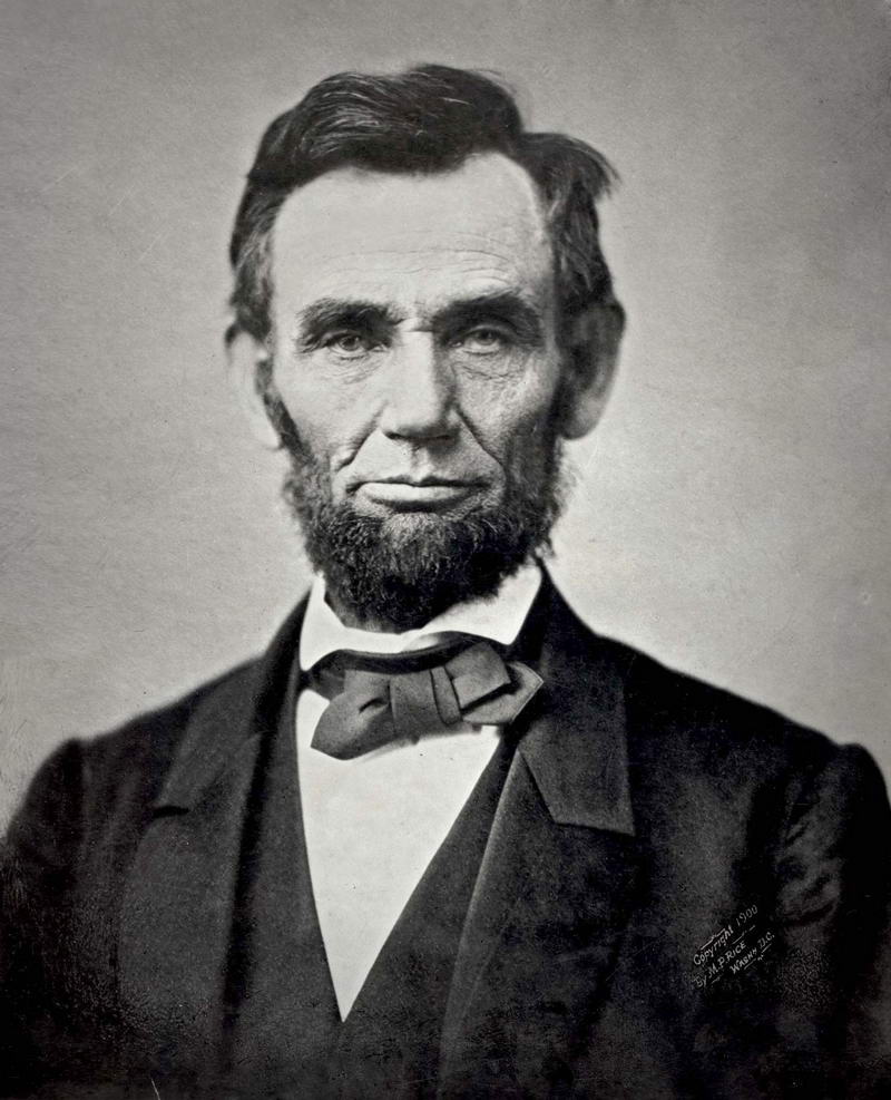 8. Авраам Линкольн, 1863 год.