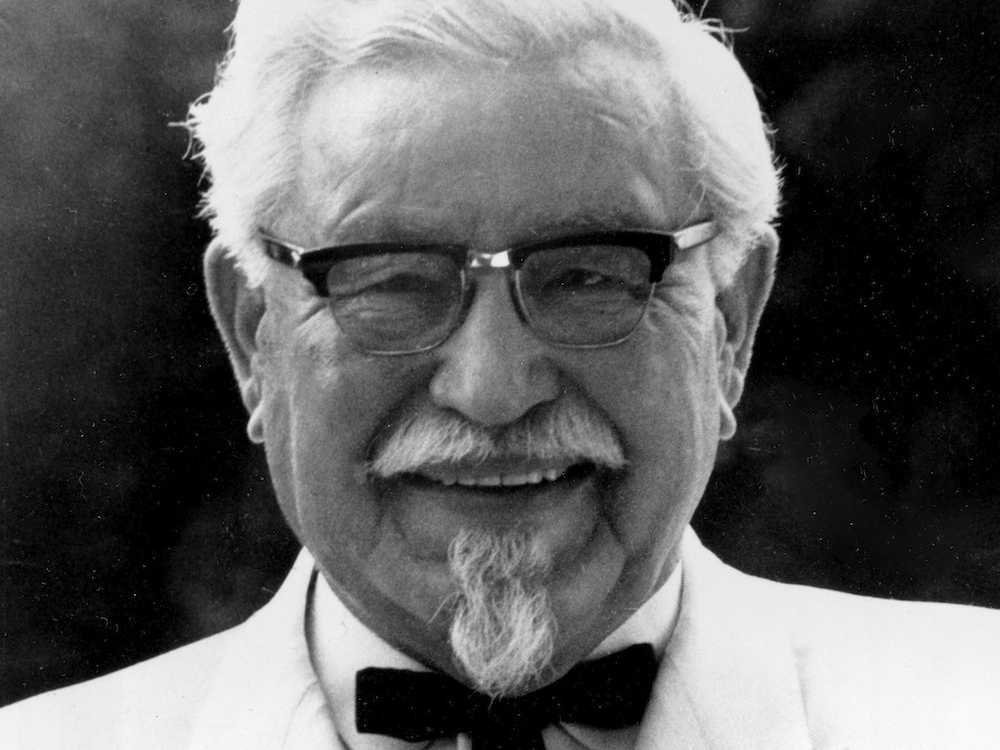 5. Основатель KFC полковник Харланд Сандерс Дэвид был уволен с десятка рабочих мест, пока не основал свою фаст-фуд империю.