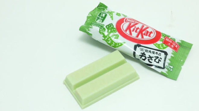 2. Япония. Шоколад Кит-Кат со вкусом васаби, для настоящих экстремалов.