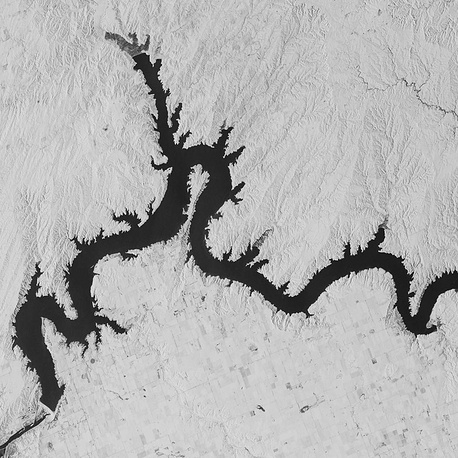 9. Река Миссури, Южная Дакота, США.