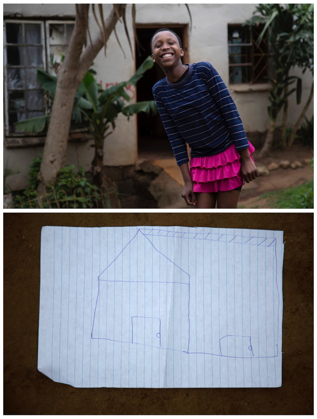 15. Ханио из Южной Африки 13 лет и она мечтает о новом доме.