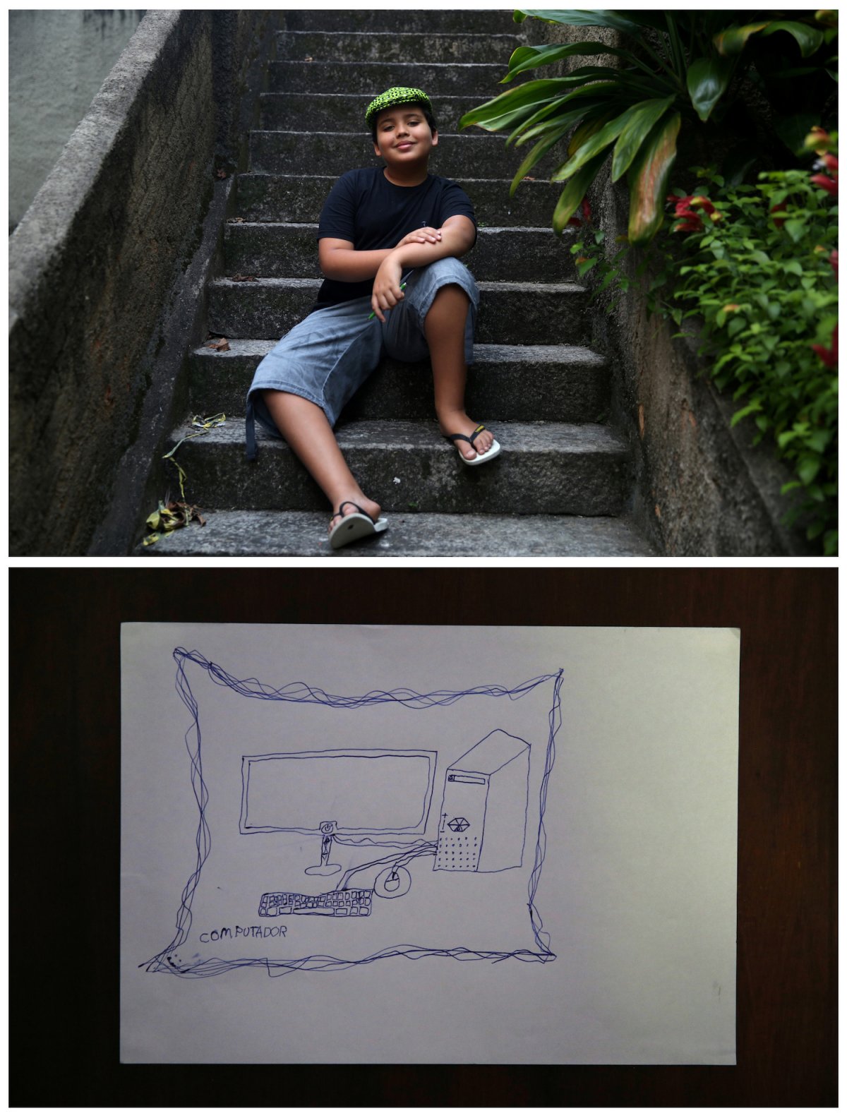 4. 10-летний Том из Рио-де-Жанейро мечтает о компьютере.