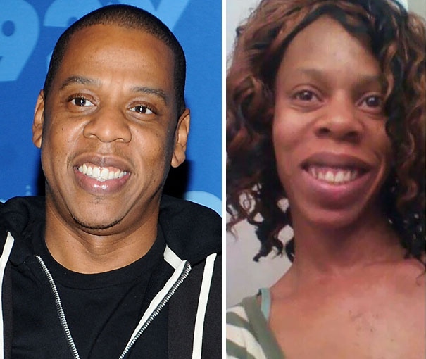 10. Jay-Z в женском облике.