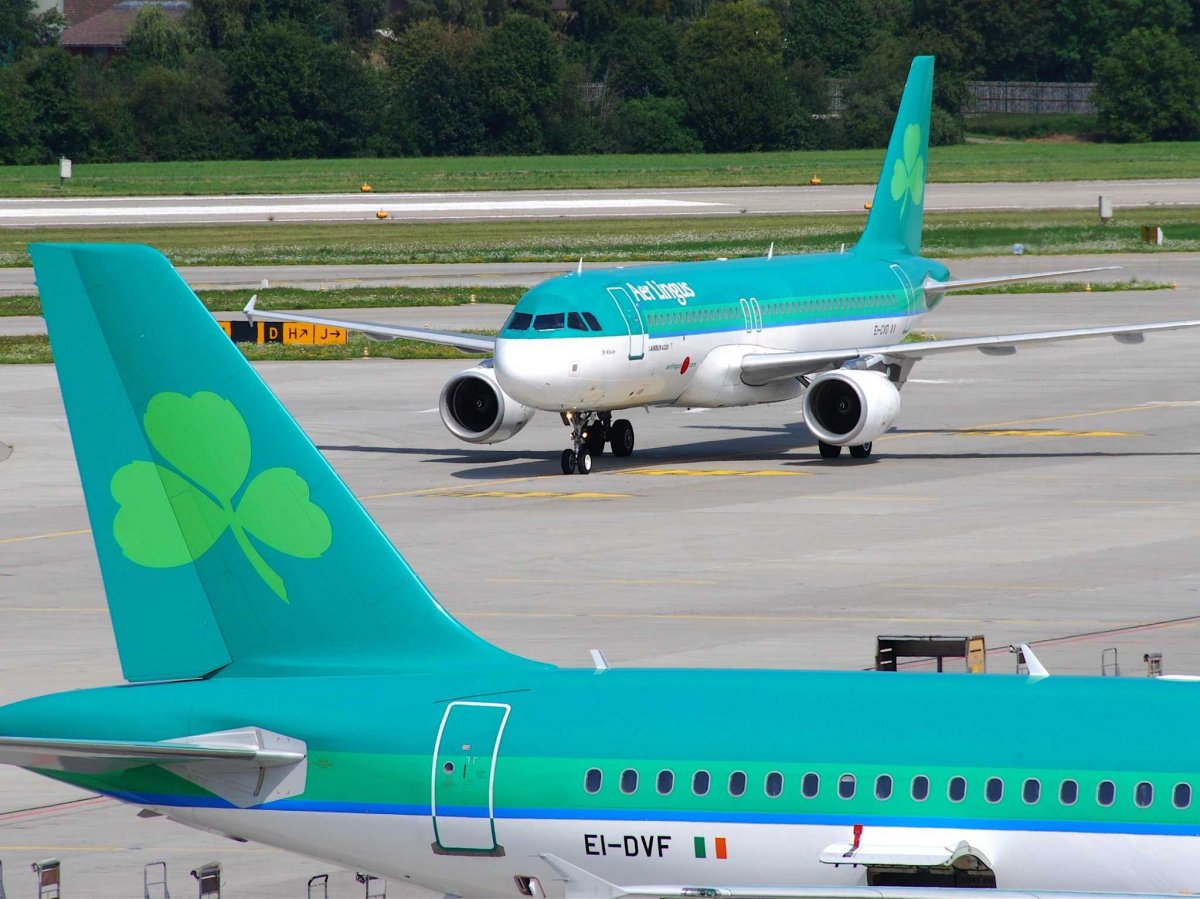 1. Aer Lingus - национальный перевозчик Ирландии, предлагает гибридную модель своих услуг, предоставляя полный набор услуг на дальних расстояниях и услуги лоукостера на небольших перелетах.