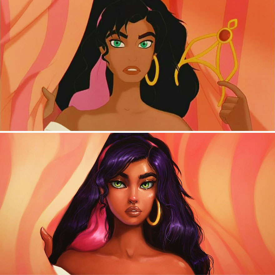 repainted disney princesses isabelle4 - Иллюстратор создает реалистичных диснеевских принцесс