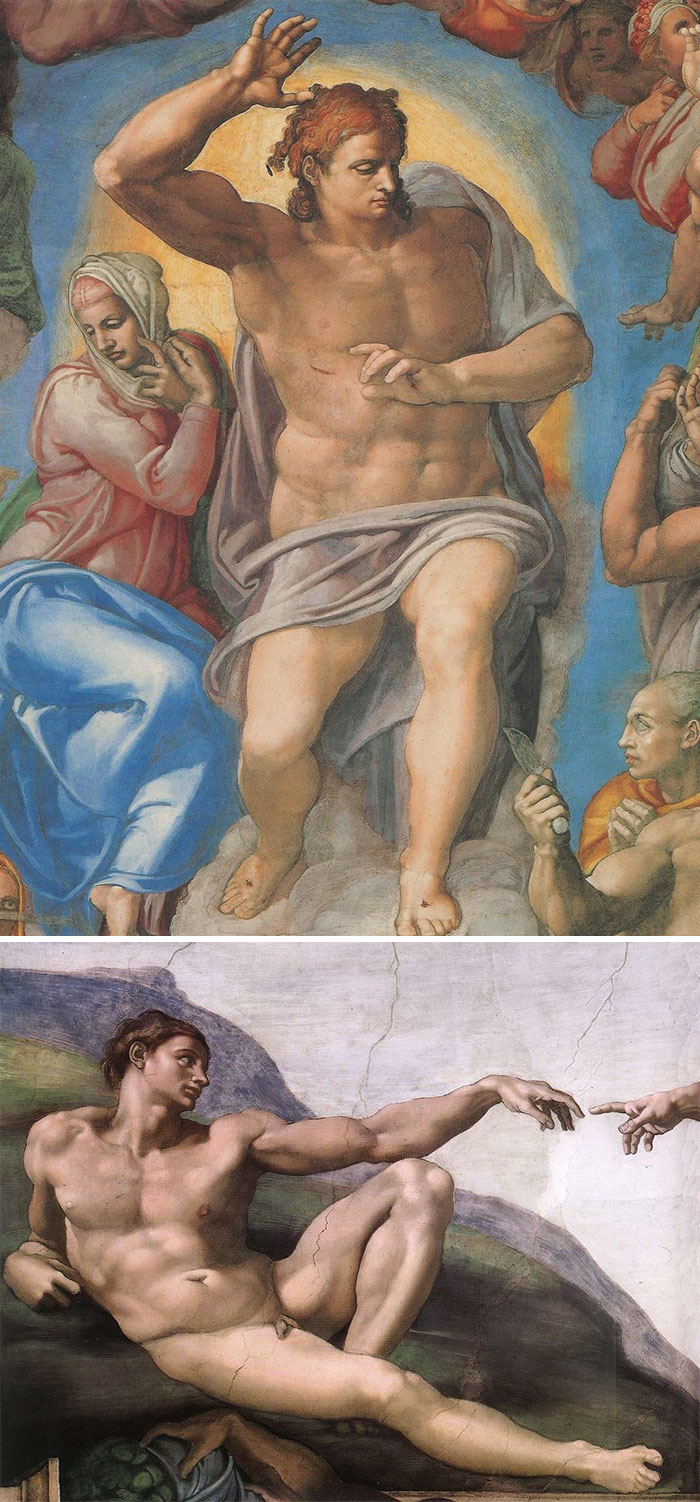 10. Если все красивы, обнажены и сложены, это Микеланджело.