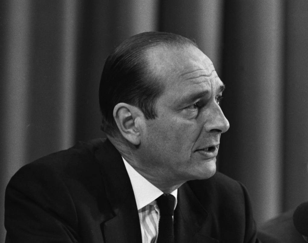 2. Премьер-министр Франции Жак Ширак в Москве, 1987.