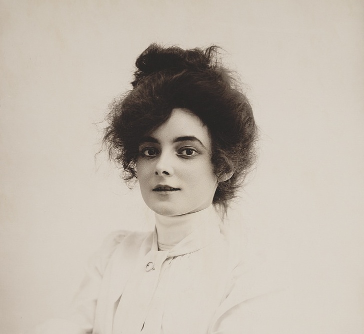 1. Американская актриса эпохи немого кино, актриса Мари Доро, 1902.