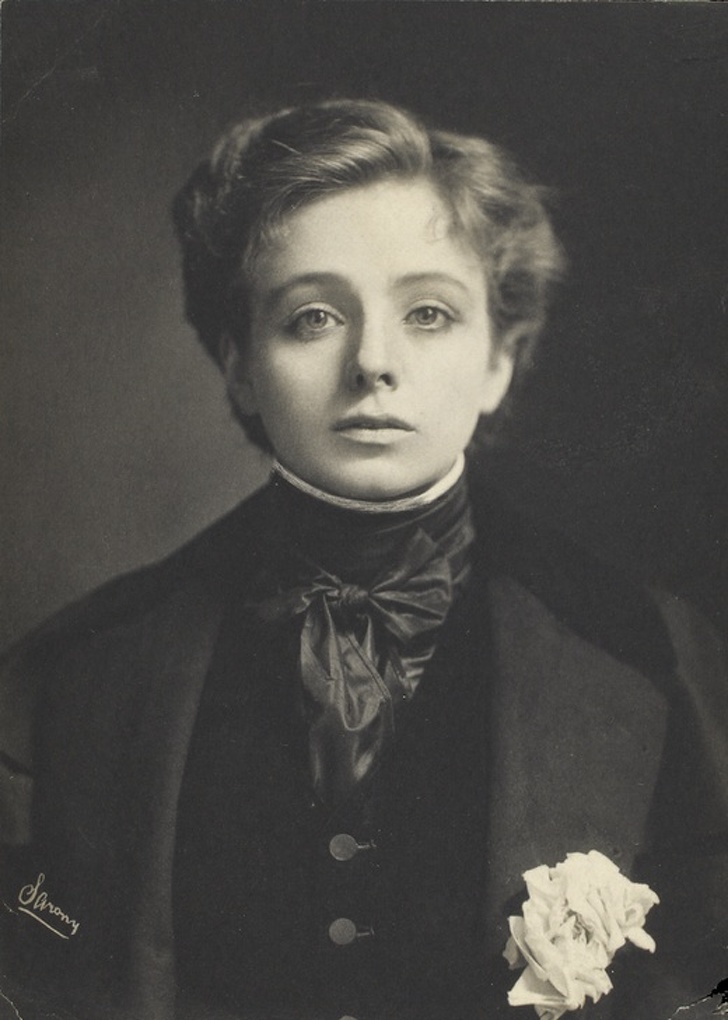 8. Мод Адамс, американская театральная актриса, 1890.