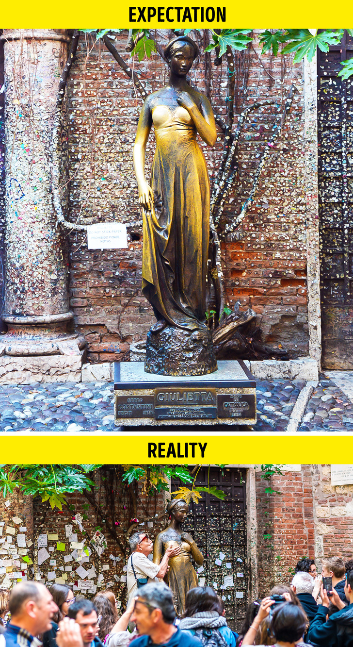 1. Статуя Джульетты в Вероне, Италия.