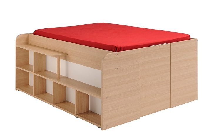 6. Компактная кровать, в которой хранится все, что вы хотите, идеально подходит для небольших квартир.