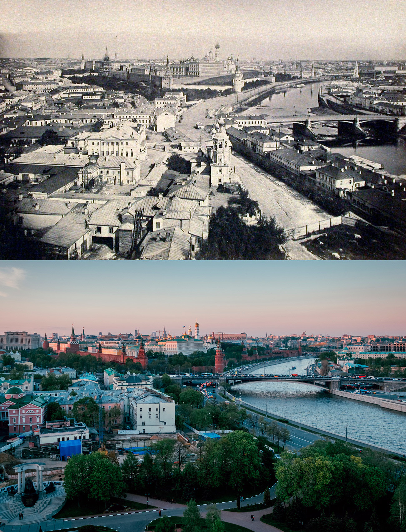 Москва 100 лет назад