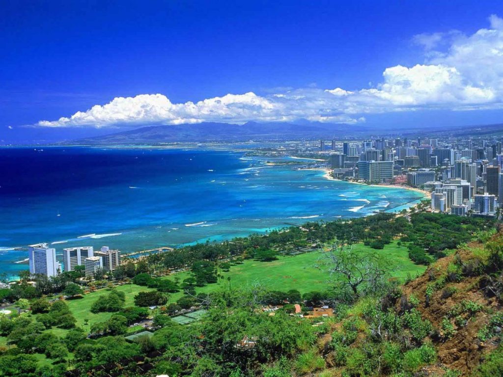 Оаху Гавайи. Остров Оаху Гавайские острова. Гавайи Оаху Гонолулу Вайкики. Остров Оаху Гавайи фото.