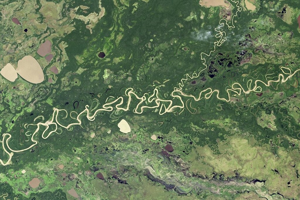 Красивые места на Земле вид из космоса-20