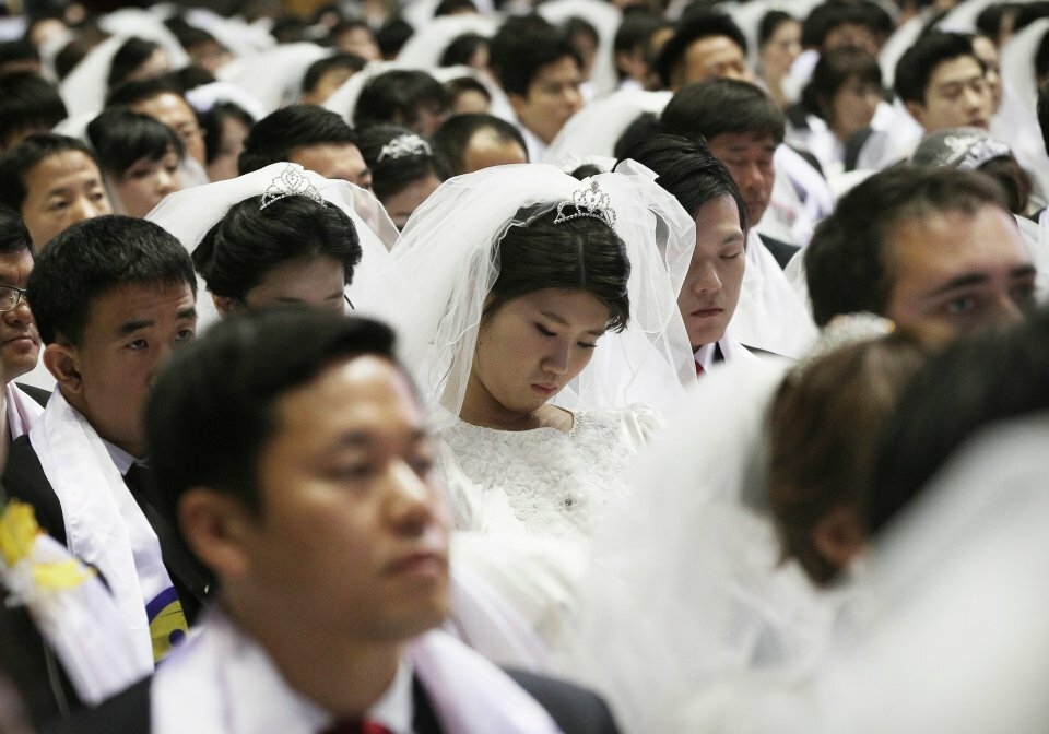 Массовое бракосочетание в секте Муна-14