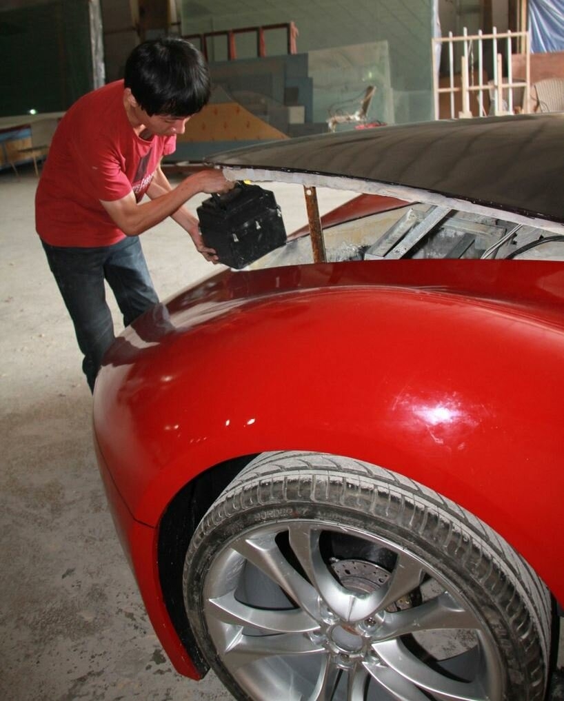 Шикарный автомобиль созданный своими руками-4