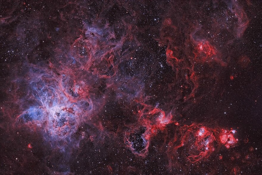 22. «Ngc 2070 - Туманность Тарантул» Томас Клеммер.